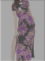 ロングチャイナ紫